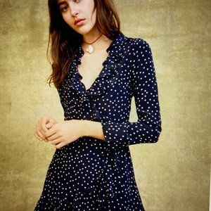 Realisation Par Alexander Dress in Navy Star